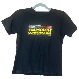 Falmouth (Cape Cod) Commodores baseball t-shirt, youth large, Star Wars themed